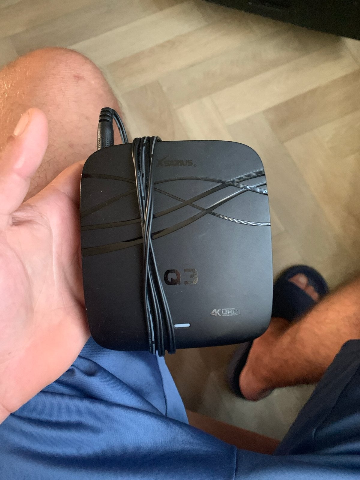 Sarius Q3 4K UHD Decoder met afstandsbediening, Ophalen of Verzenden, Gebruikt, Decoder
