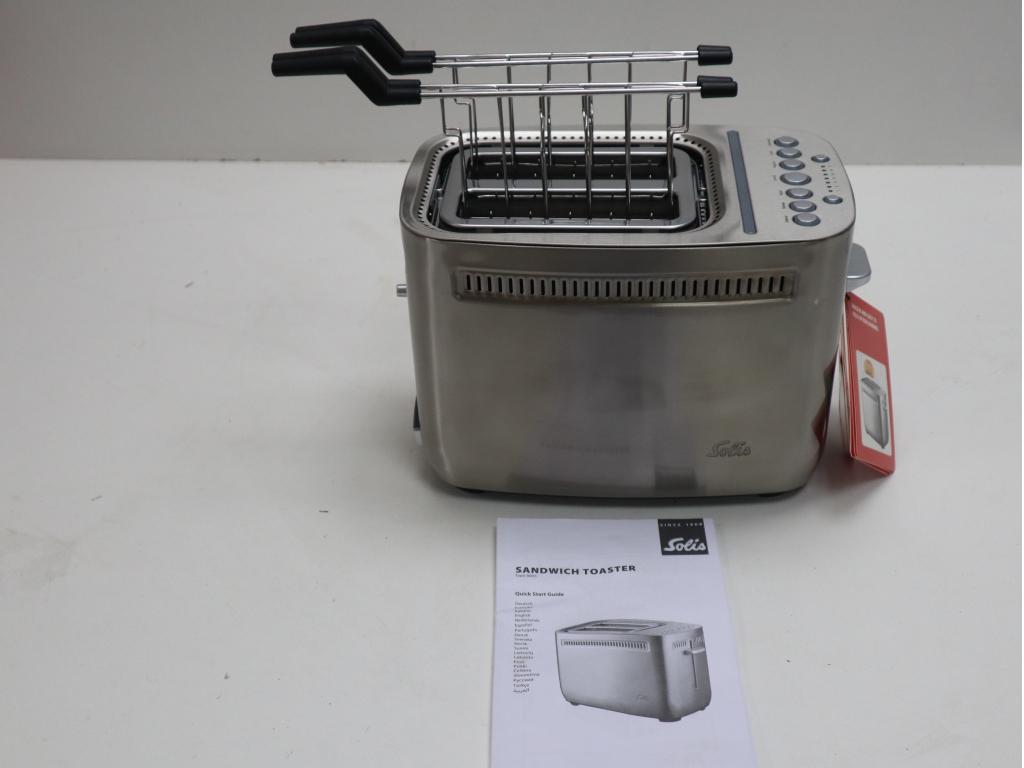 Solis Sandwich Toaster 8003 Broodrooster, Ophalen of Verzenden, Niet ingevuld, Niet ingevuld, Niet ingevuld