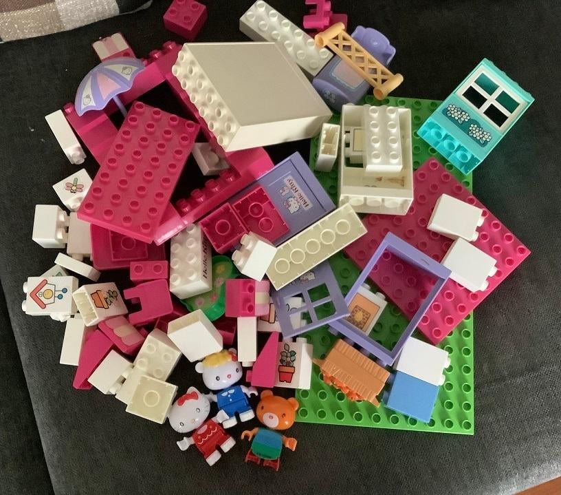 Huis Hello Kitty, Overige thema's, Ophalen of Verzenden, Zo goed als nieuw, Duplo