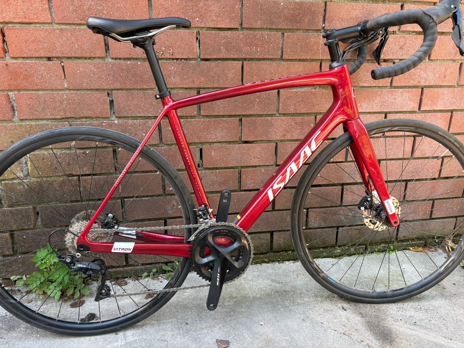 Nieuwe Isaac Vitron racefiets met Shimano 105, Fietsen en Brommers, Nieuw, Meer dan 20 versnellingen, Schijfrem, Ophalen