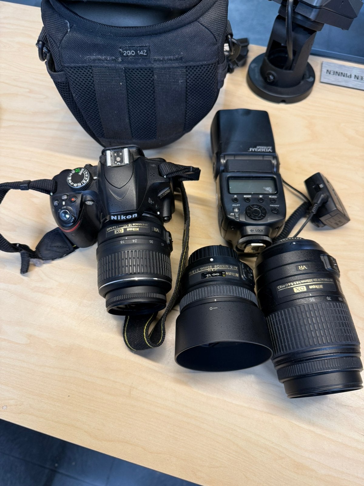 Nikon D3200 incl 2 xtra lensen, Gebruikt, Spiegelreflex, Handleiding, Ophalen of Verzenden