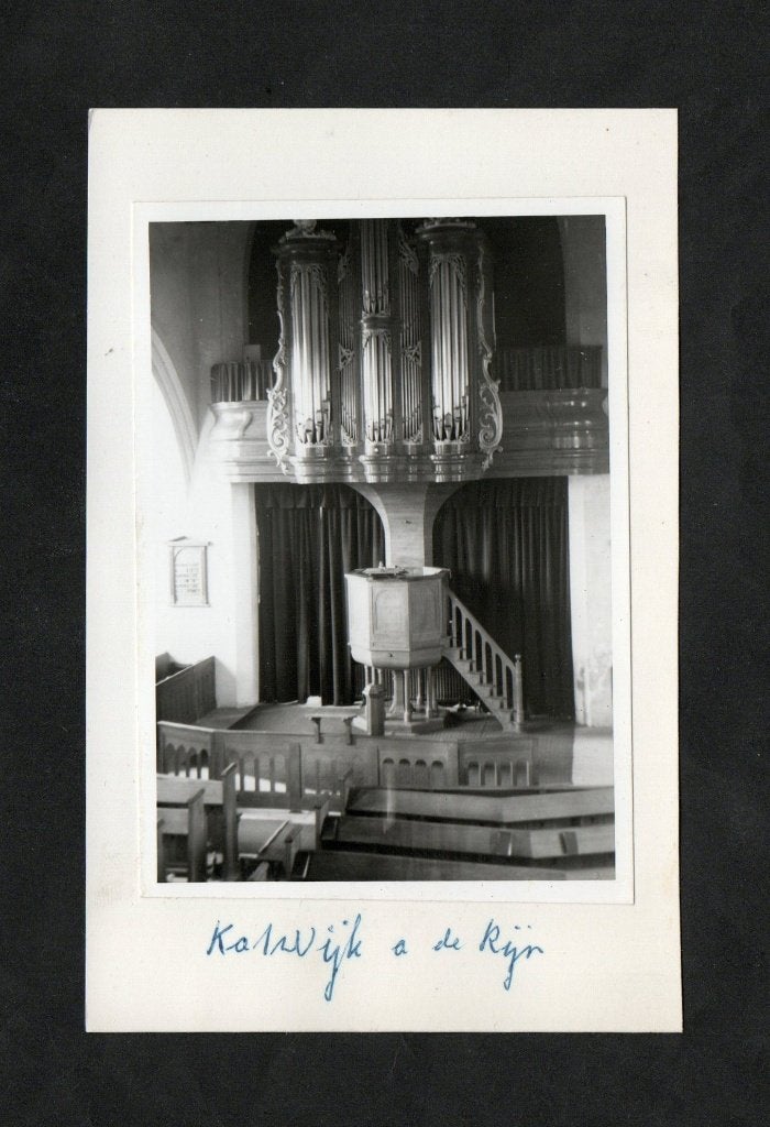 Foto Katwijk a/d Rijn Kerk Interieur., Foto, Ophalen of Verzenden, Zo goed als nieuw, 1940 tot 1960