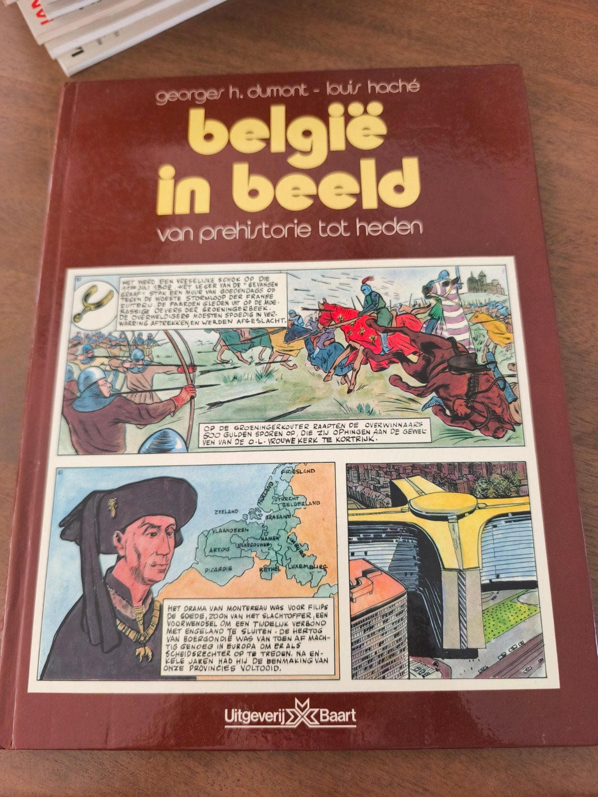 België in Beeld: Van Prehistorie tot Heden stripboek, Ophalen of Verzenden, 20e eeuw of later, Gelezen, Georges H. Dumont, Louis Haché