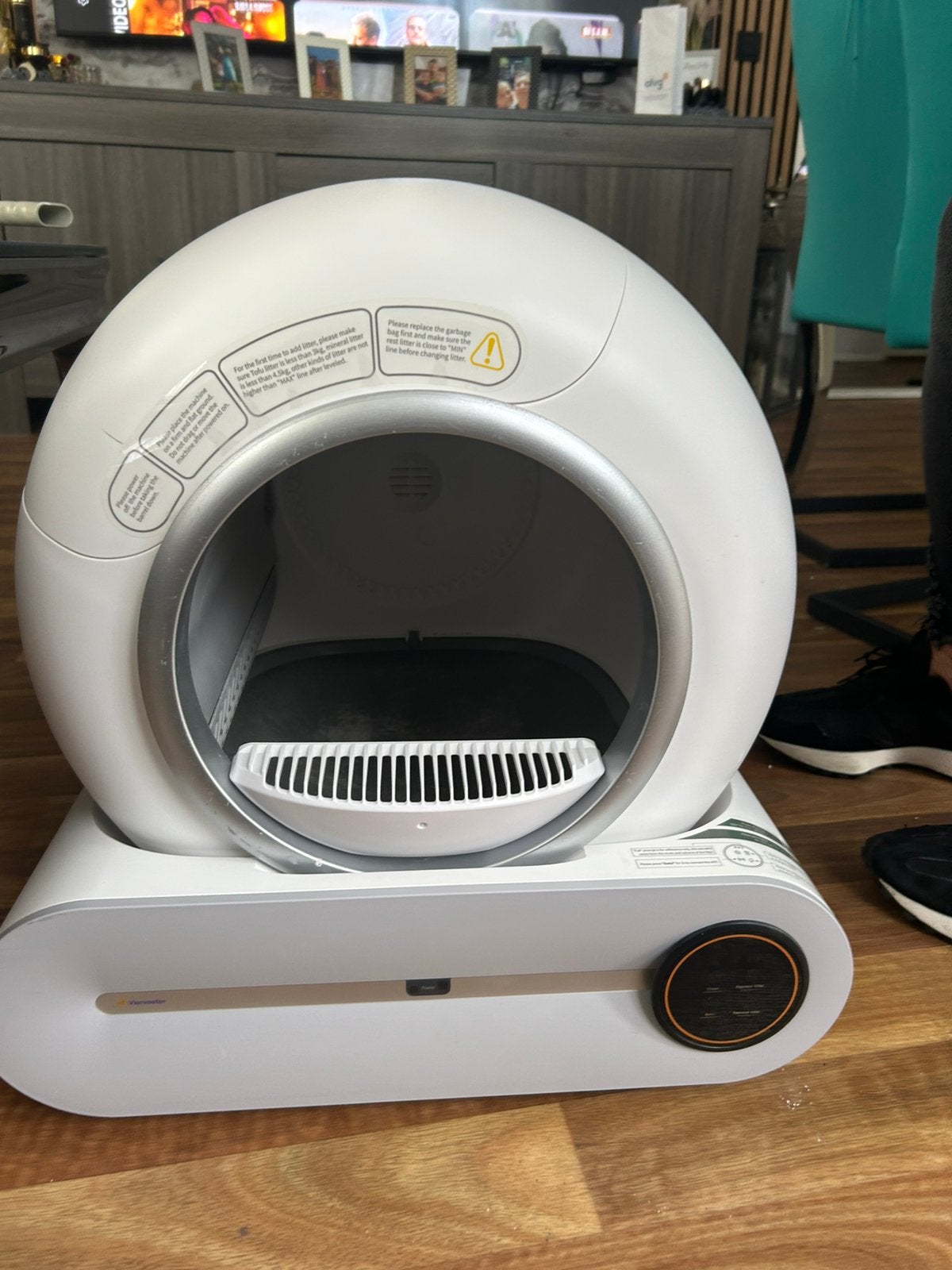 Viervoeter Automatische Kattenbak – 65L, Dieren en Toebehoren, Kattenbakken, Ophalen, Zo goed als nieuw