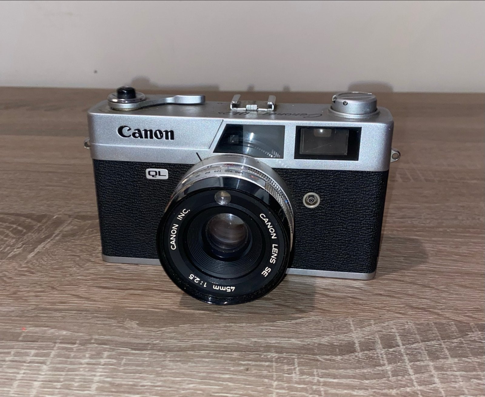 Canon Canonet QL25 Vintage Compact Camera met f/2.5 lens, Audio, Tv en Foto, Ophalen of Verzenden, Gebruikt, Compact, Canon