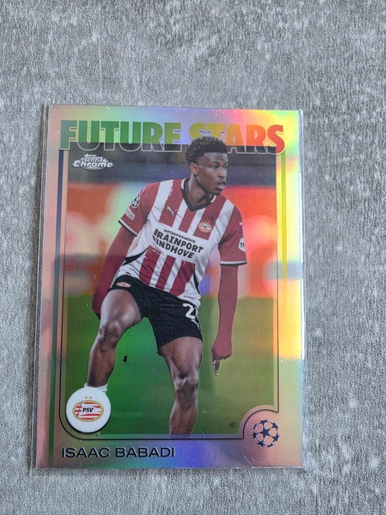 Isaac Babadi Future Stars Topps Chrome PSV Spelerskaart, Ophalen of Verzenden, Nieuw, PSV, Spelerskaart