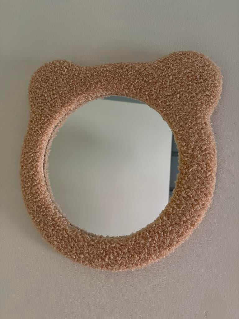 Teddy spiegeltje, Ophalen, Minder dan 50 cm, Rond, Zo goed als nieuw
