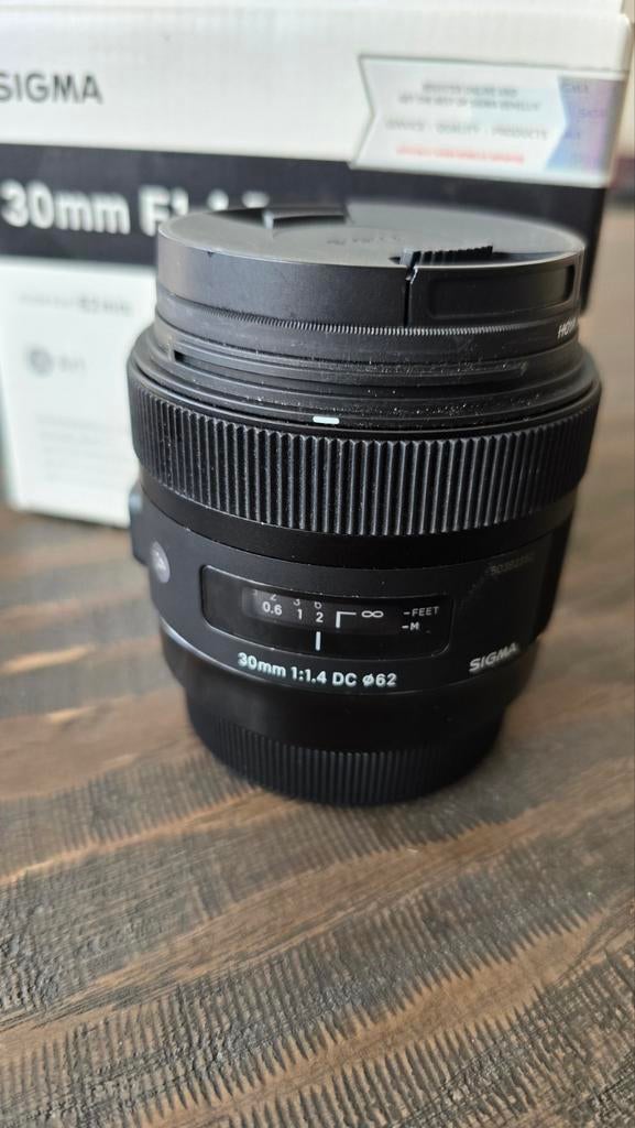 Sigma 30mm F1.4 DC Art Lens voor Canon EF-M, Audio, Tv en Foto, Fotografie | Lenzen en Objectieven, Ophalen of Verzenden, Zo goed als nieuw