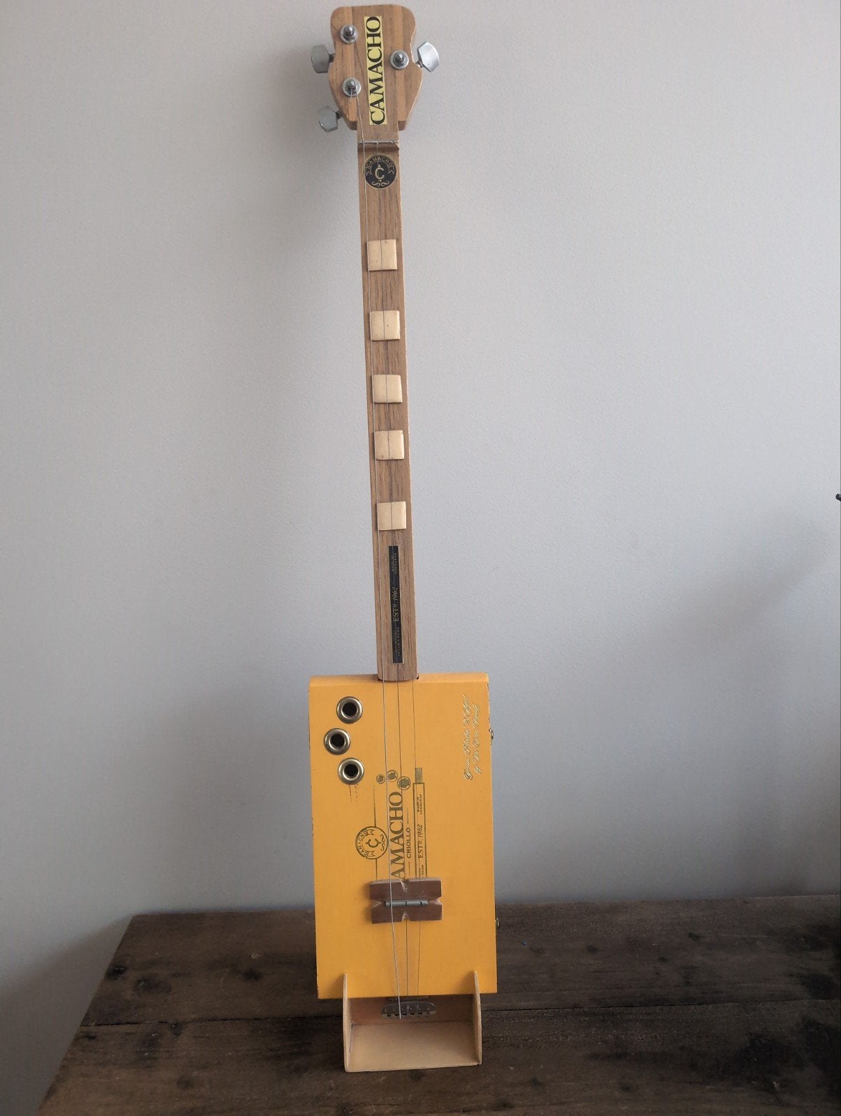 Camacho Cigar Box gitaar, Ophalen, Gebruikt, Solid body, Overige merken