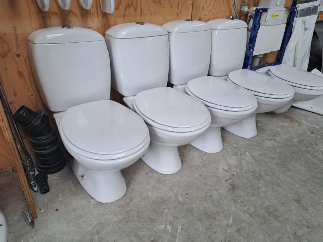sphinx duoblok toilet onder afvoer, toilet, diepspoel wc, Ophalen, Gebruikt, Toilet