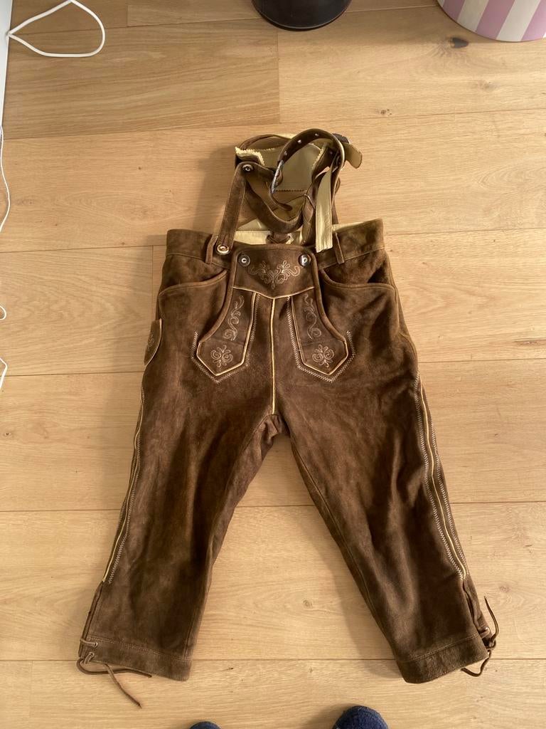 Lederhose maat 48 Der Wildschutz in perfecte staat, Ophalen of Verzenden, Zo goed als nieuw, Maat 48/50 (M), Overige thema's