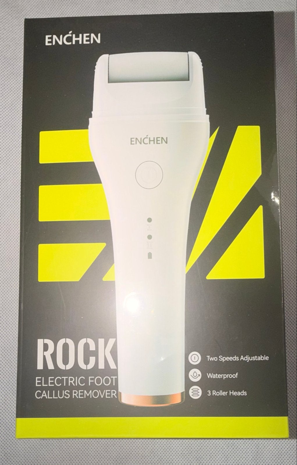 ENCHEN Rock elektrische voetvijl - 3 rollerheads - nieuw, Ophalen of Verzenden, Nieuw, Overige typen