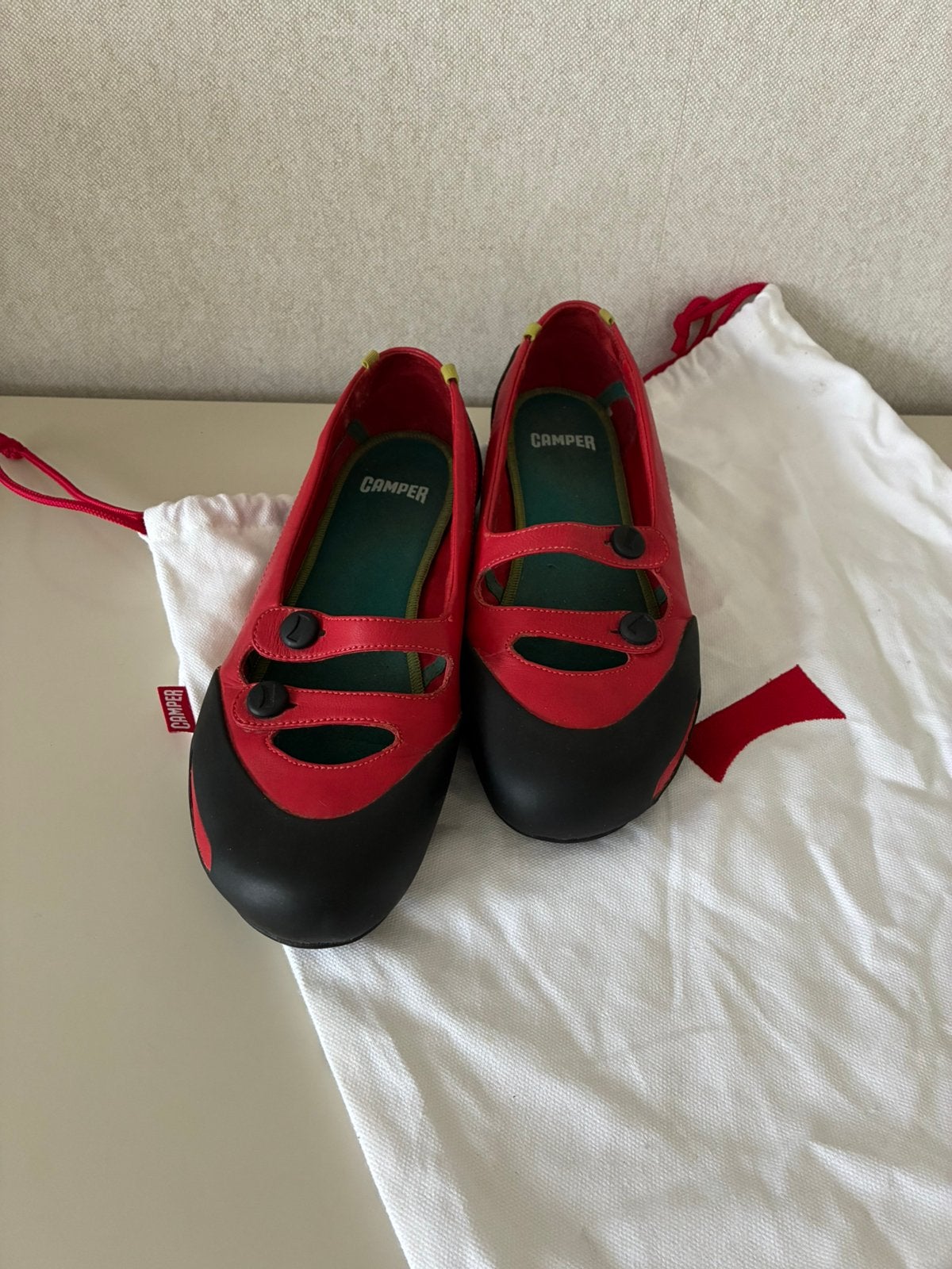 Camper schoenen maat 39, Instappers, Ophalen of Verzenden, Zo goed als nieuw, Rood