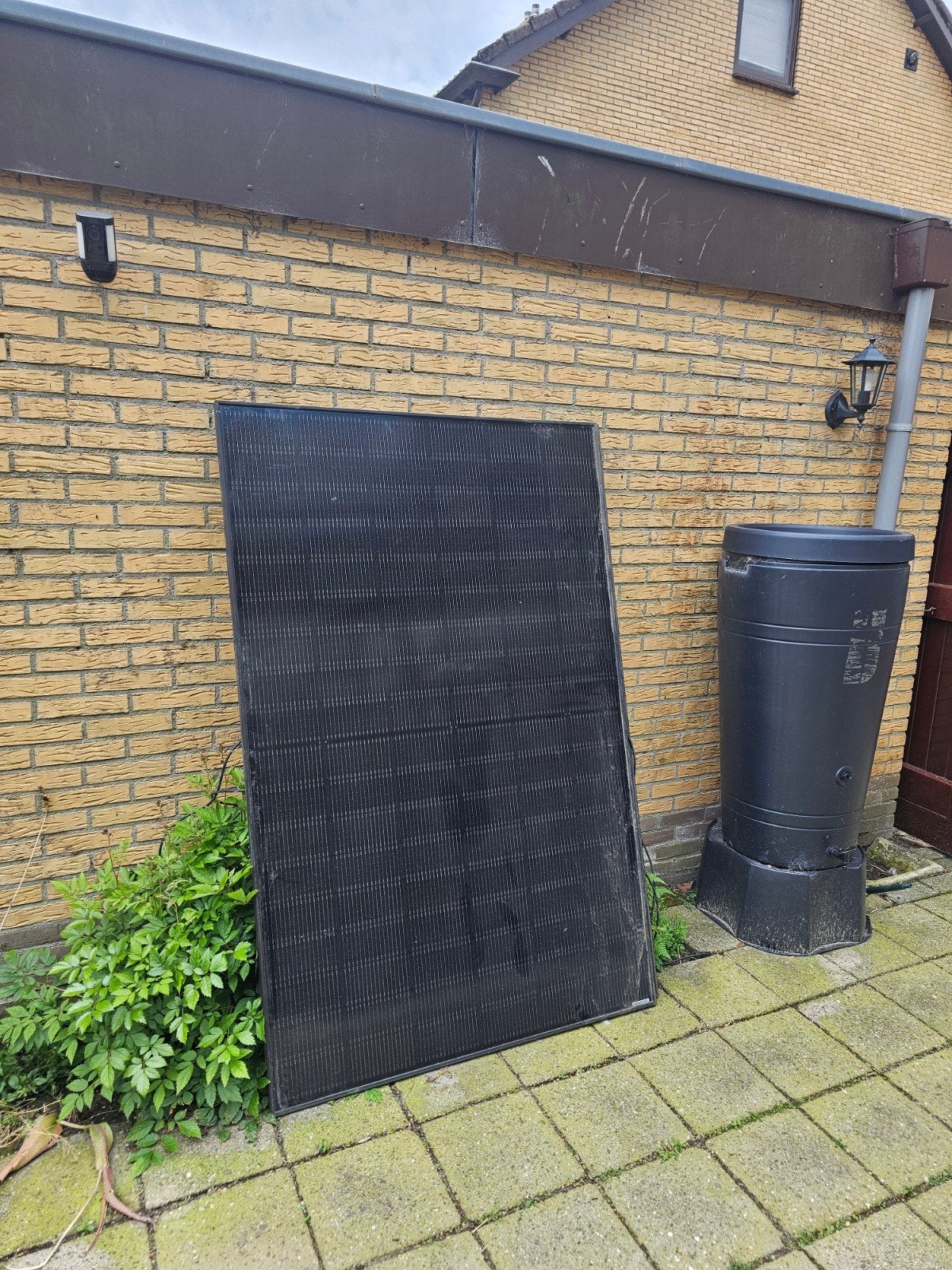 3 gebruikte zonnepanelen Jinko AllBlack 435wp met optimizers, Ophalen, Gebruikt