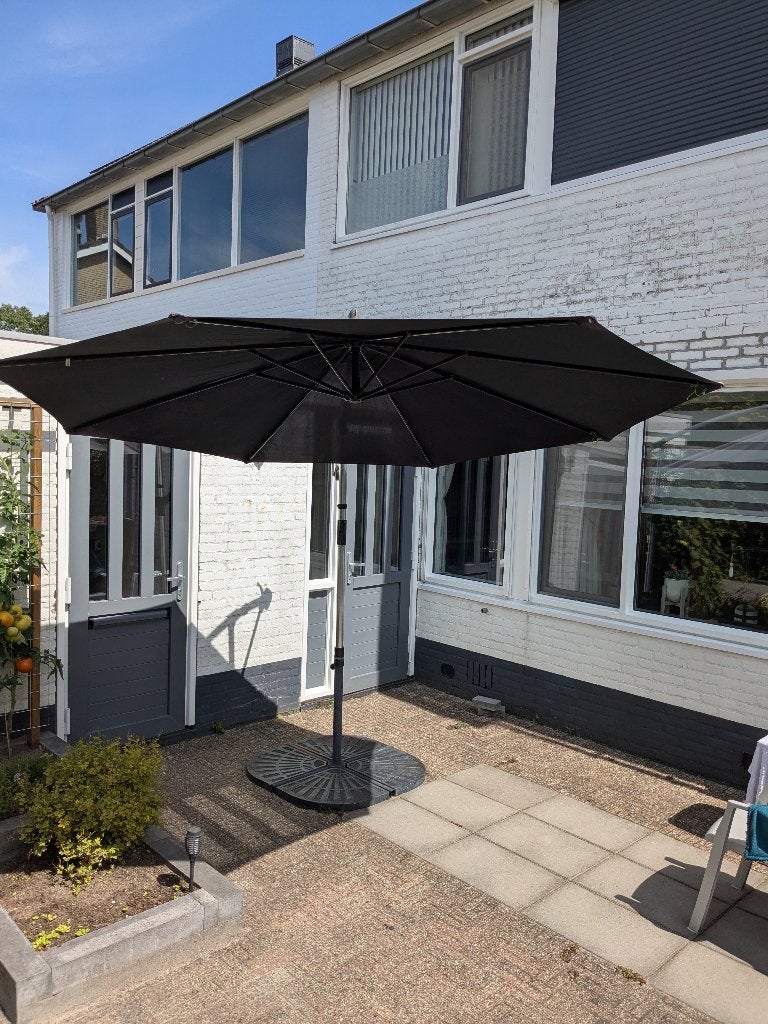 zweef parasol, Ophalen, Verstelbaar, Gebruikt, Zweefparasol