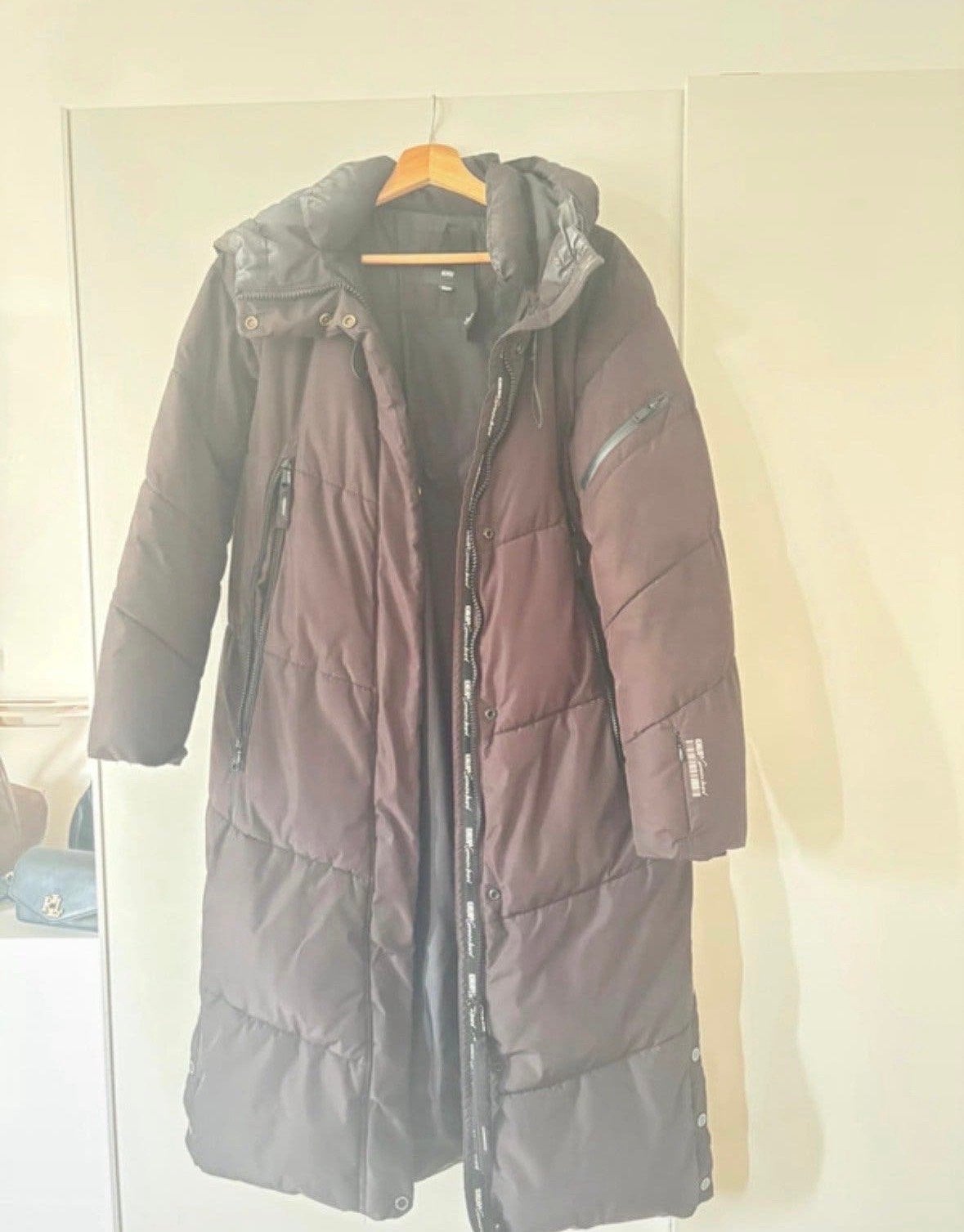 Khujo winterjas S, Kleding | Dames, Ophalen of Verzenden, Gedragen, Maat 36 (S), Bruin