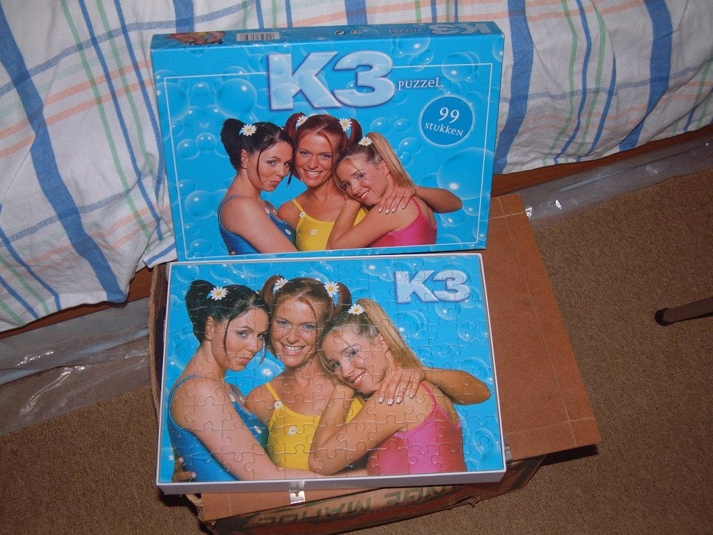 keurige complete vintage puzzel K3 99 stukjes, Kinderen en Baby's, Speelgoed | Kinderpuzzels, Zo goed als nieuw, 6 jaar of ouder