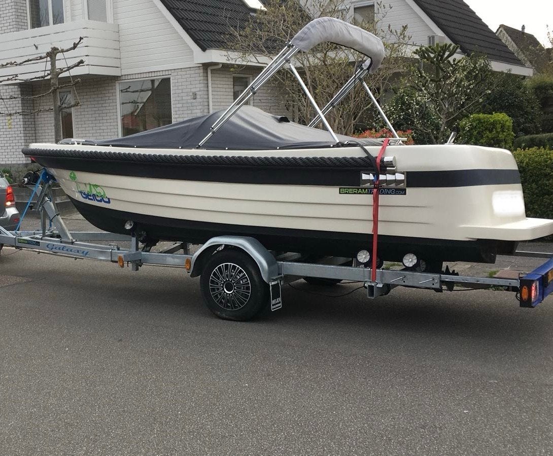 Admiral 565 Tender Sloep + Trailer, Ophalen, Zo goed als nieuw, Anker, Tender