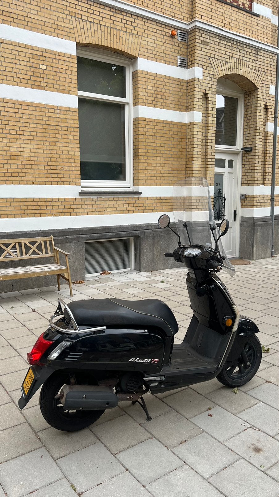 Kymco Like TT zwart 2018 45 km per uur, Ophalen, Gebruikt, Kymco, Benzine