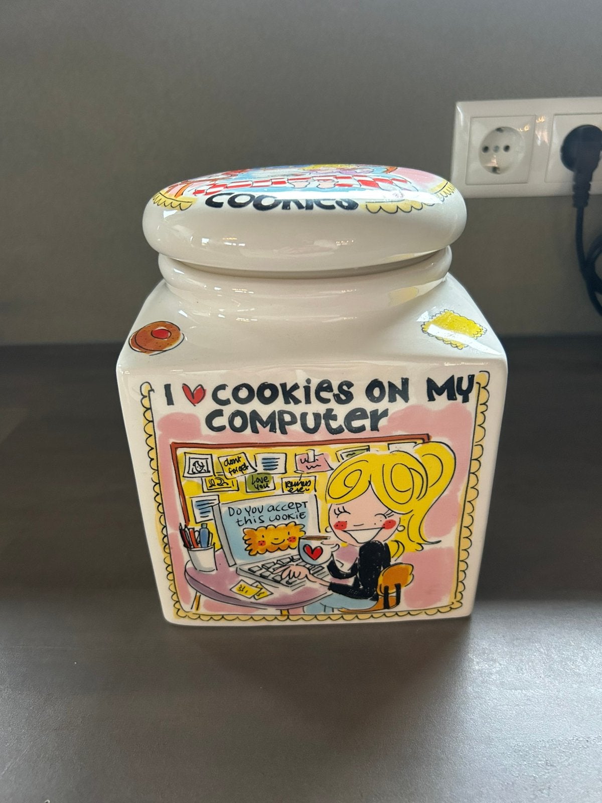 Cookies pot Blond Amsterdam - zgan!, Overige typen, Ophalen of Verzenden, Zo goed als nieuw, Overige stijlen