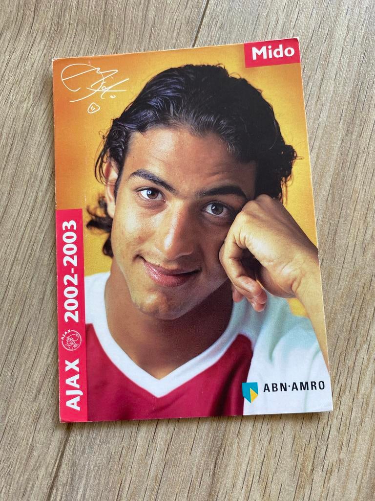 Ajax Spelerskaart Mido 2002-2003, Ophalen of Verzenden, Gebruikt, Ajax, Spelerskaart