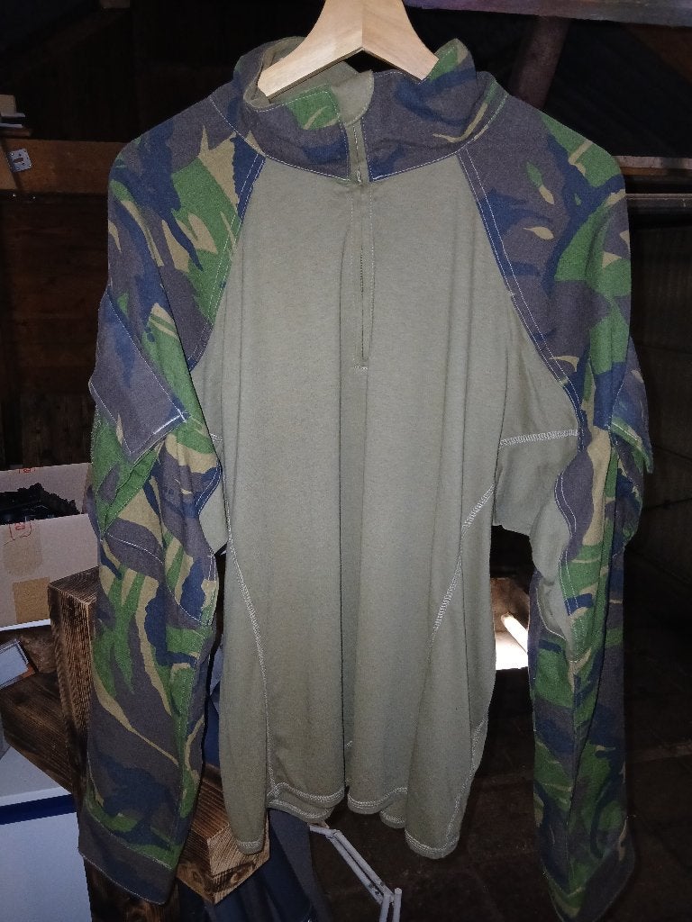 DPM woodland UBAC combat shirt maat L, Ophalen of Verzenden, Landmacht, Nederland, Kleding of Schoenen
