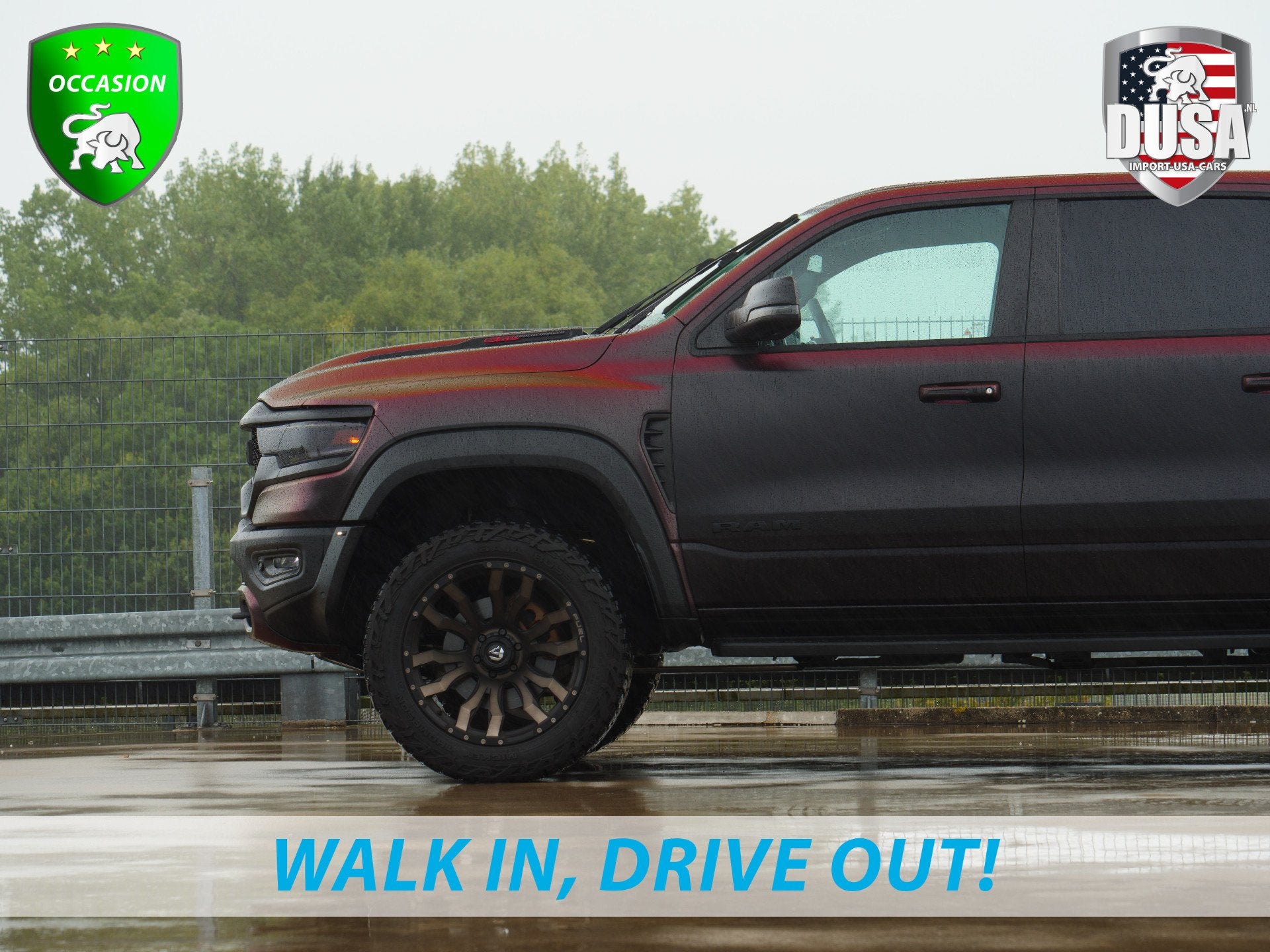 Dodge Ram 1500 | TRX | 6.2 V8 | 4x4 | Crew Cab | 22'' Fuel W, Auto's, Automaat, Dealer onderhouden, Gebruikt, Lichtsensor
