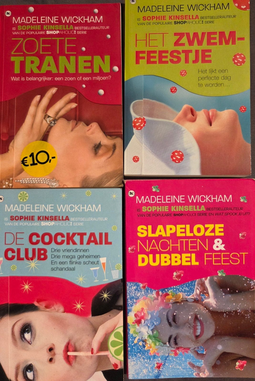 4x Madeleine Wickham (Sophie Kinsella), Ophalen of Verzenden