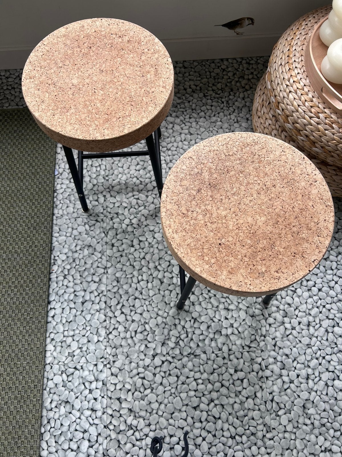 IKEA Sinnerlig krukjes (2 stuks) - kurk en metaal, Ophalen, Zo goed als nieuw, Overige materialen