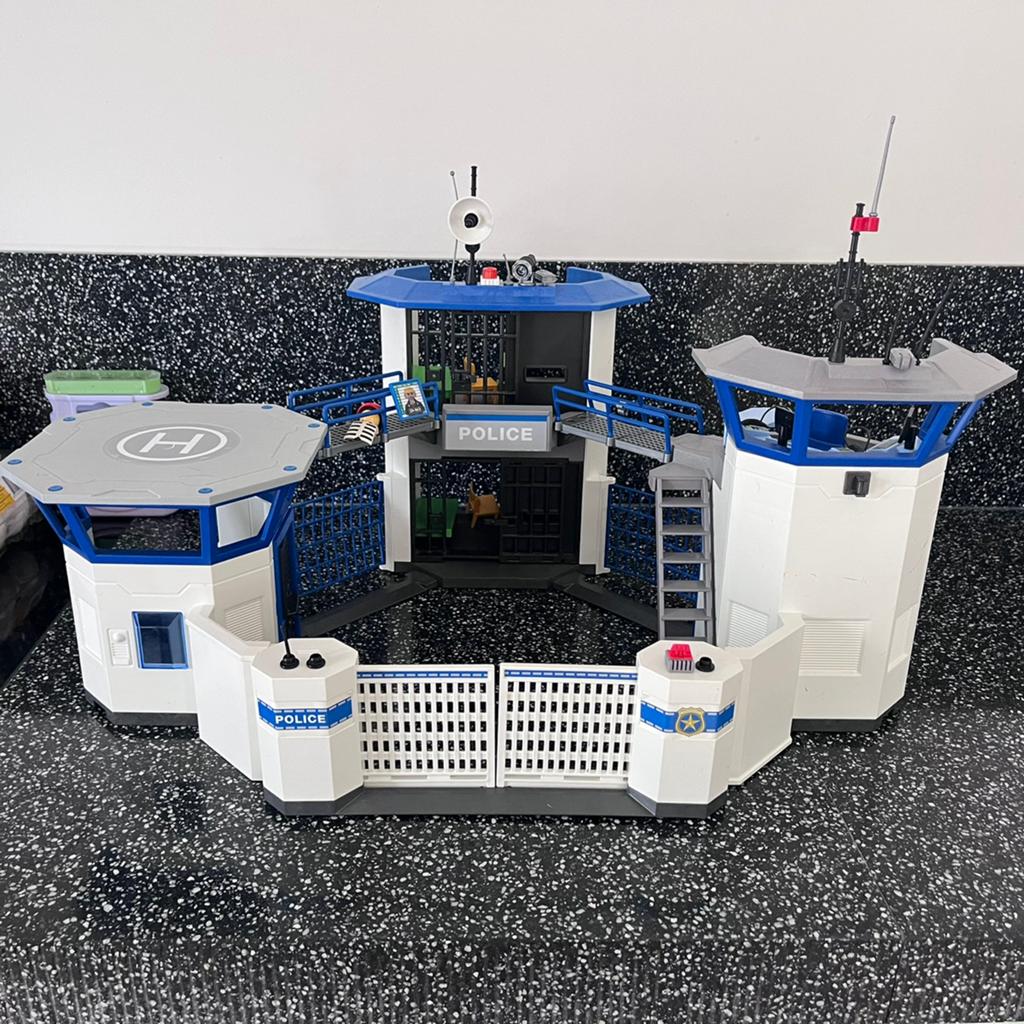 Playmobil politieburo (zoals op de foto), Kinderen en Baby's, Speelgoed | Playmobil, Ophalen of Verzenden, Gebruikt, Los playmobil