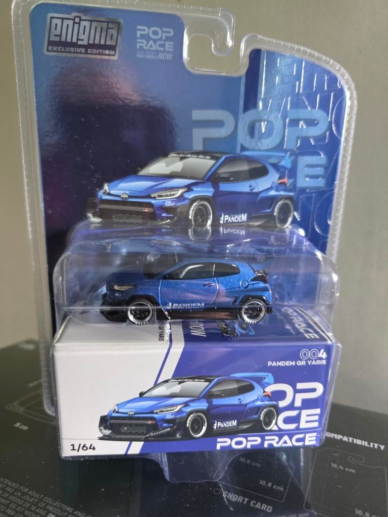Pop Race Pandem GR Yaris 1/64 modelauto, Ophalen of Verzenden, Poprace64, Onbekend, Onbekend