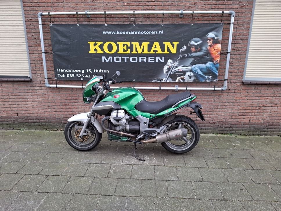 MOTO GUZZI 850 BREVA (bj 2006) cardan Mivv Uitlaat, 2 cilinders, Motorrijbewijs A, Bedrijf, Onbekend