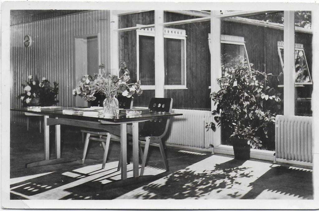 Zeist henry dunanthuis interieur oude ansichtkaart ( 9678, Verzamelen, Ophalen of Verzenden, 1960 tot 1980, Gelopen, Utrecht