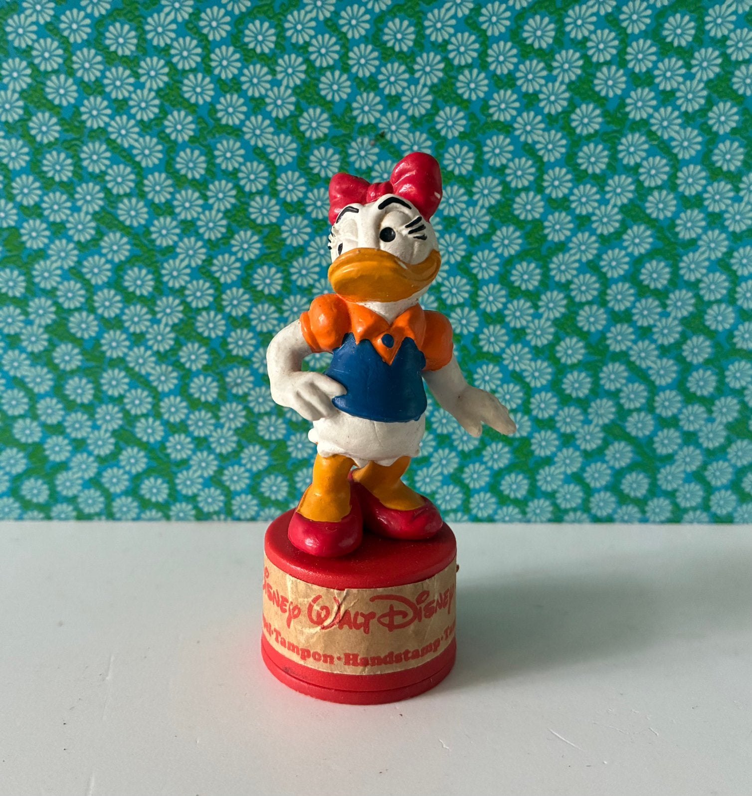 Vintage Bully Katrien Duck stempel, Verzamelen, Poppetjes en Figuurtjes, Gebruikt, Ophalen of Verzenden, Nvt, Nvt