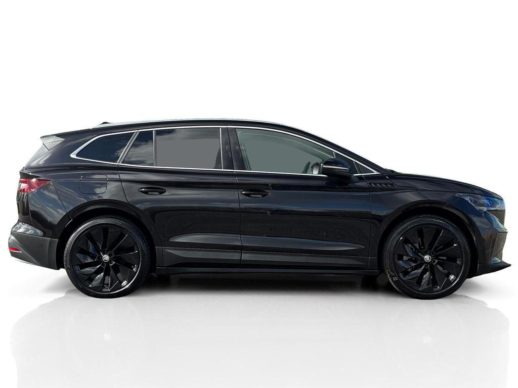 Skoda Enyaq iV 80 204 PK  Leder  Pano  360CAM  M, Automaat, Gebruikt, 80 kWh, Zwart
