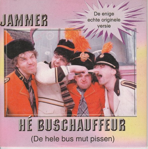 Jammer - Hé Buschauffeur (De hele bus mut pissen) CD Single, Ophalen of Verzenden, Gebruikt, Schlager