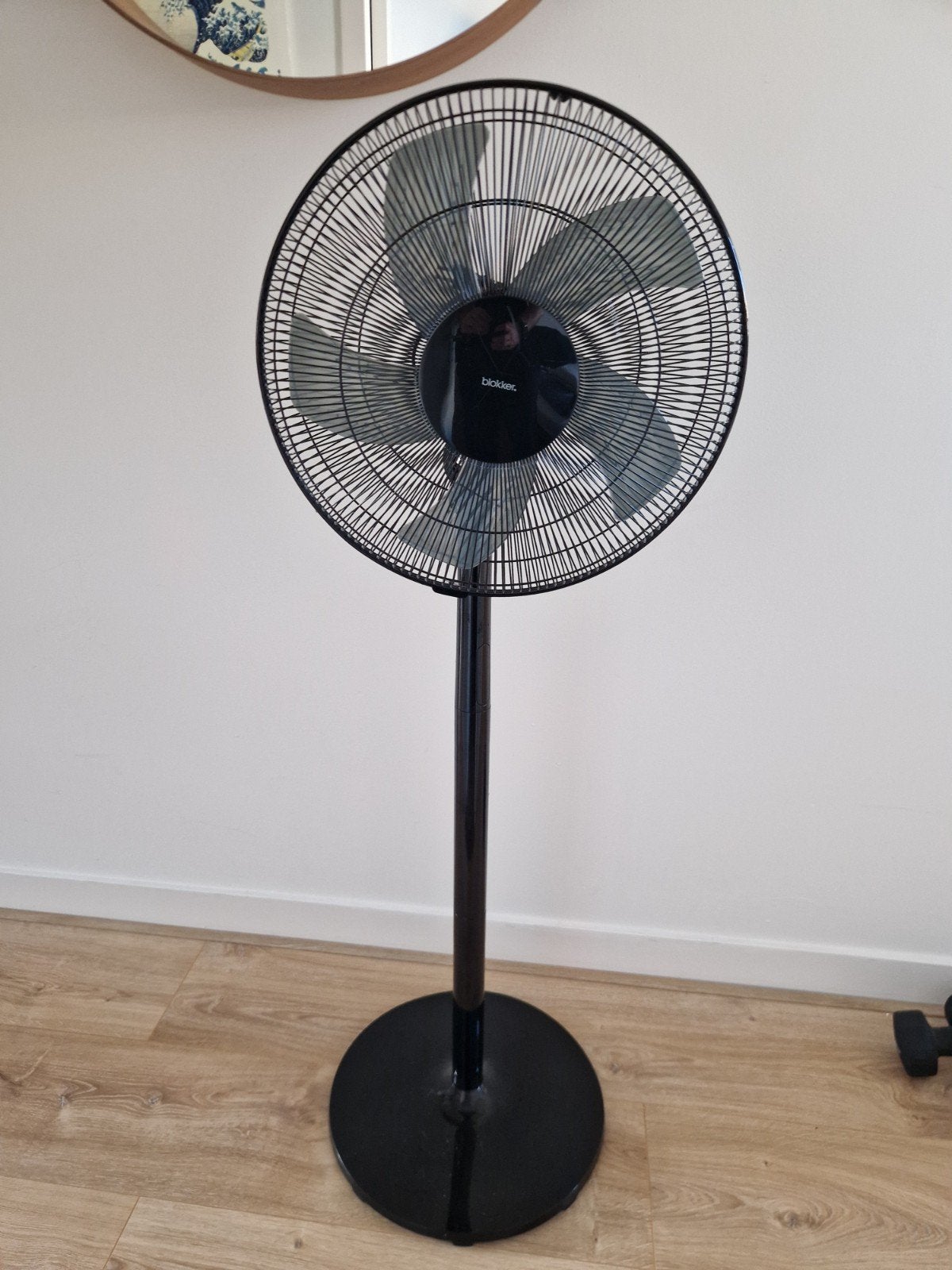 Blokker Statiefventilator - Zwart, 45W, Ophalen, Zo goed als nieuw, Statiefventilator