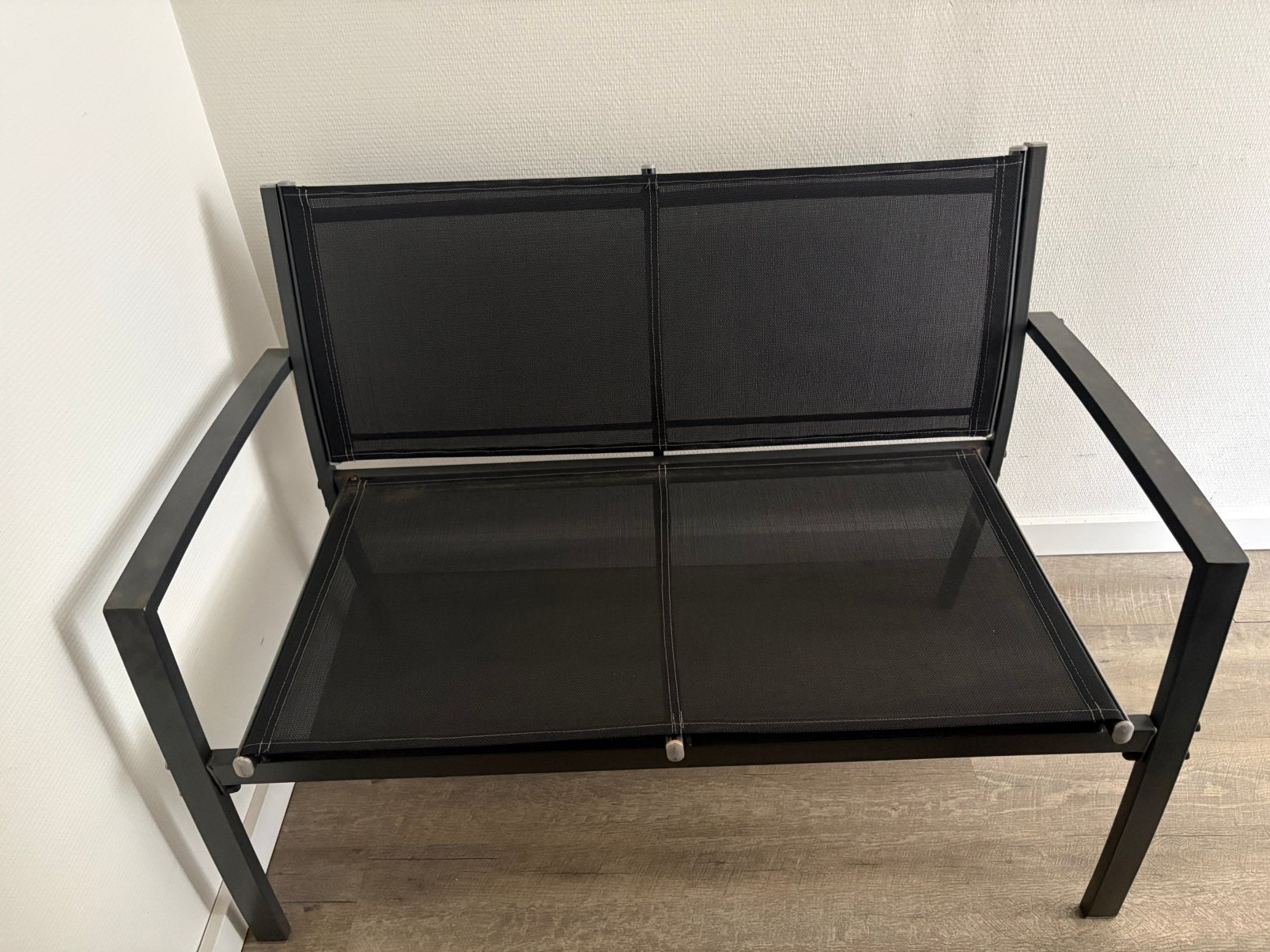 Buitenbankje, Ophalen, Zo goed als nieuw, Aluminium