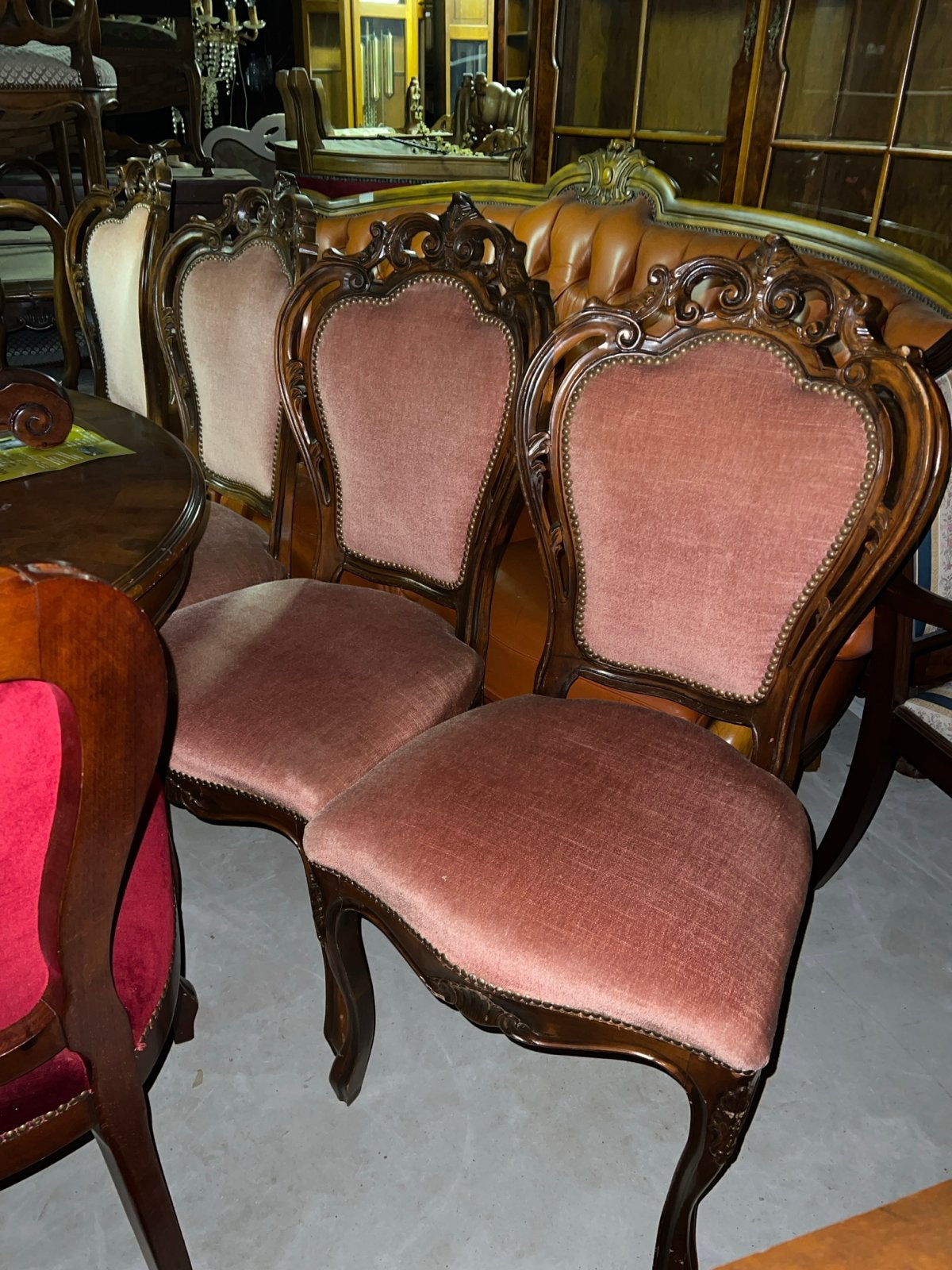 4 Barok Eetkamerstoelen - Magazijn Leegverkoop, Ophalen