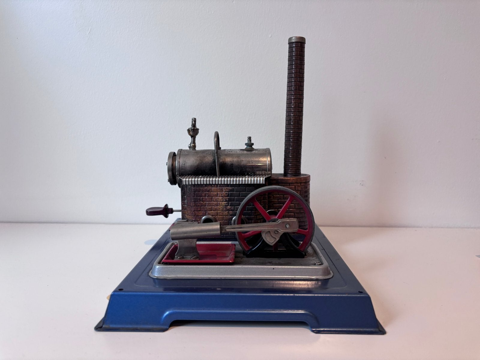 Wilesco Stoommachine D10 (jaren '70) met accessoires en boor, Verzamelen, Ophalen of Verzenden, Gebruikt