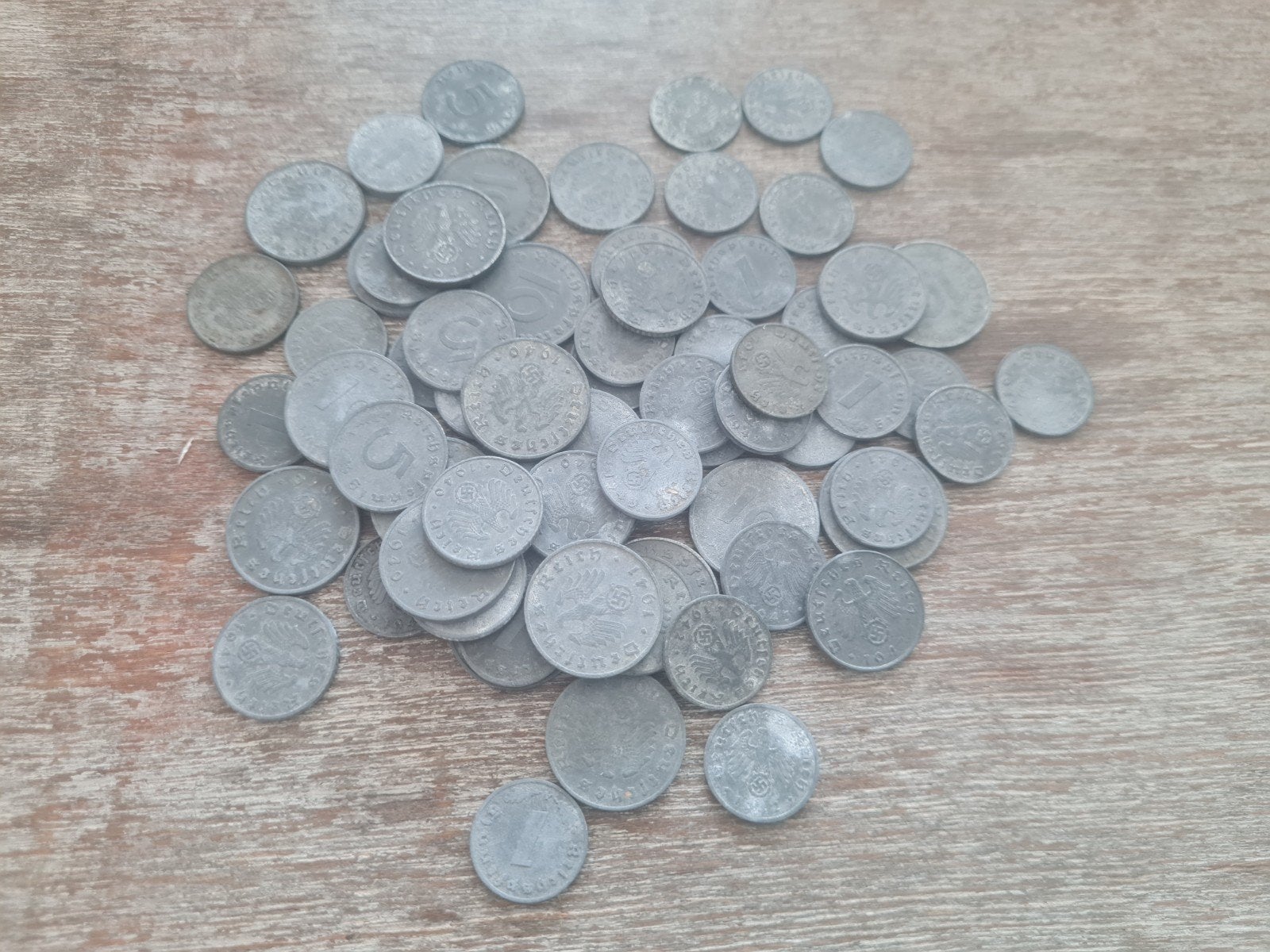Set Duitse munten Tweede Wereldoorlog (#1), Verzamelen, Ophalen of Verzenden, Overige soorten, Duitsland, Overige typen