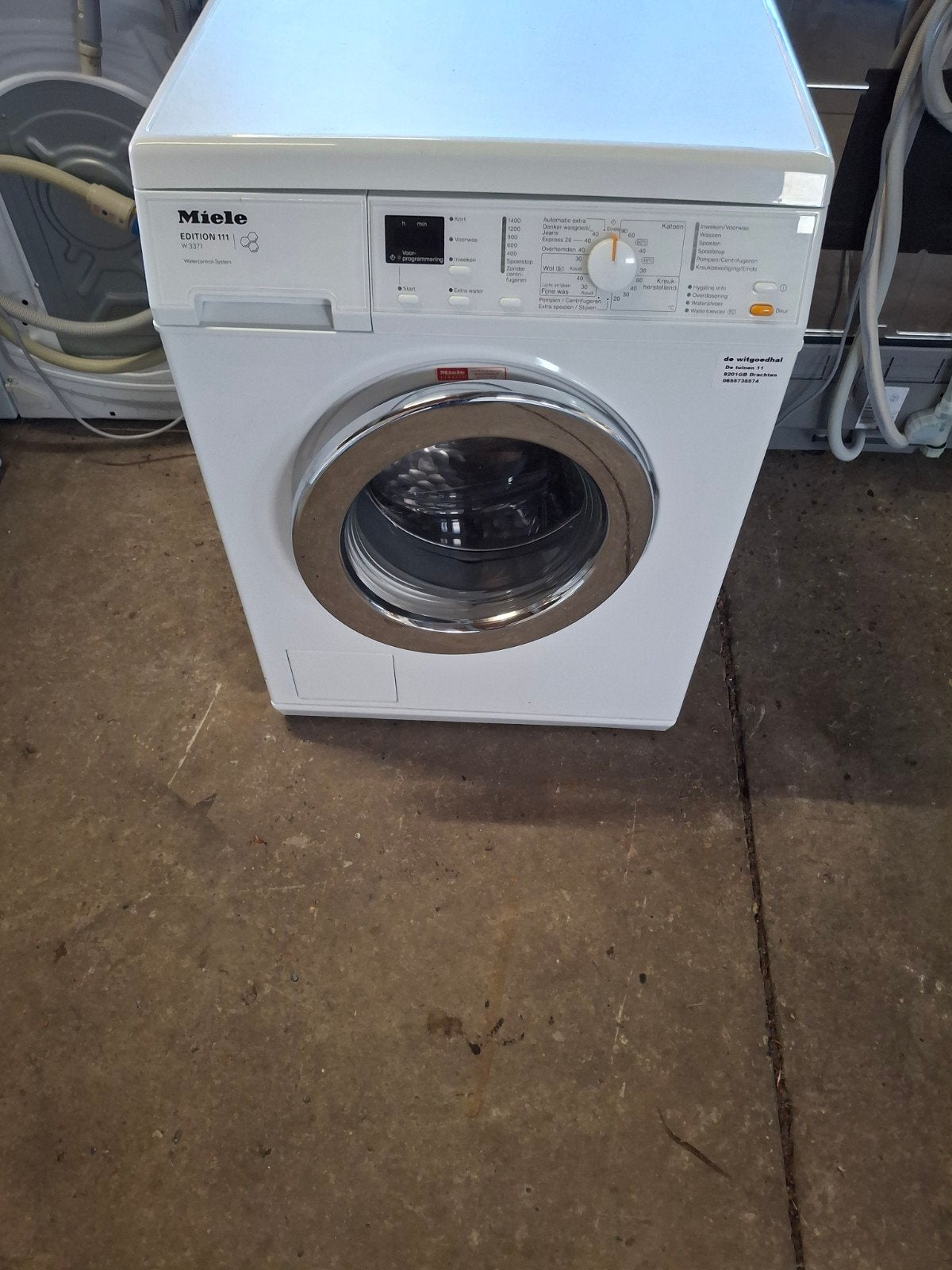 Miele Edition 111 Wasmachine w 3371, Onbekend, Ophalen of Verzenden, Voorlader, Energieklasse A of zuiniger