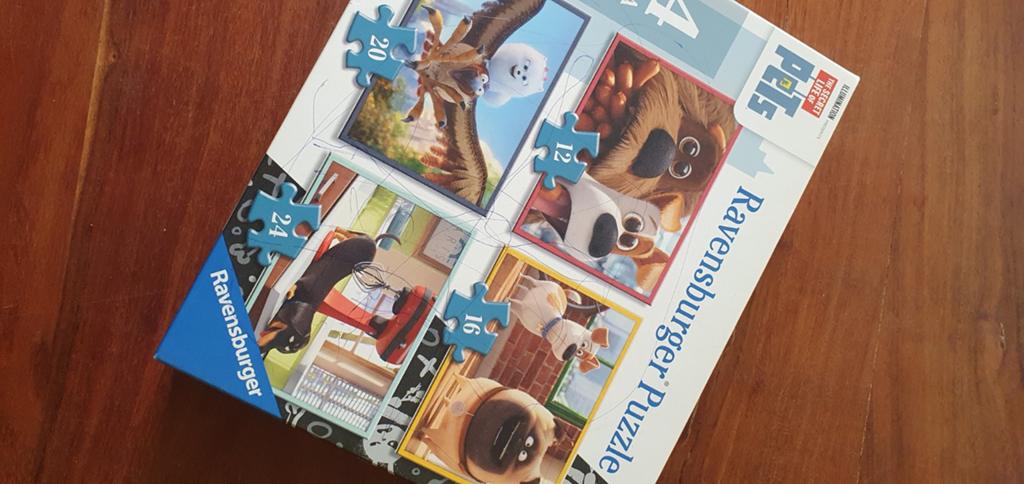 Ravensburger Huisdiergeheimen Puzzel 4 in 1, Ophalen of Verzenden, 10 tot 50 stukjes, Gebruikt, 4 tot 6 jaar