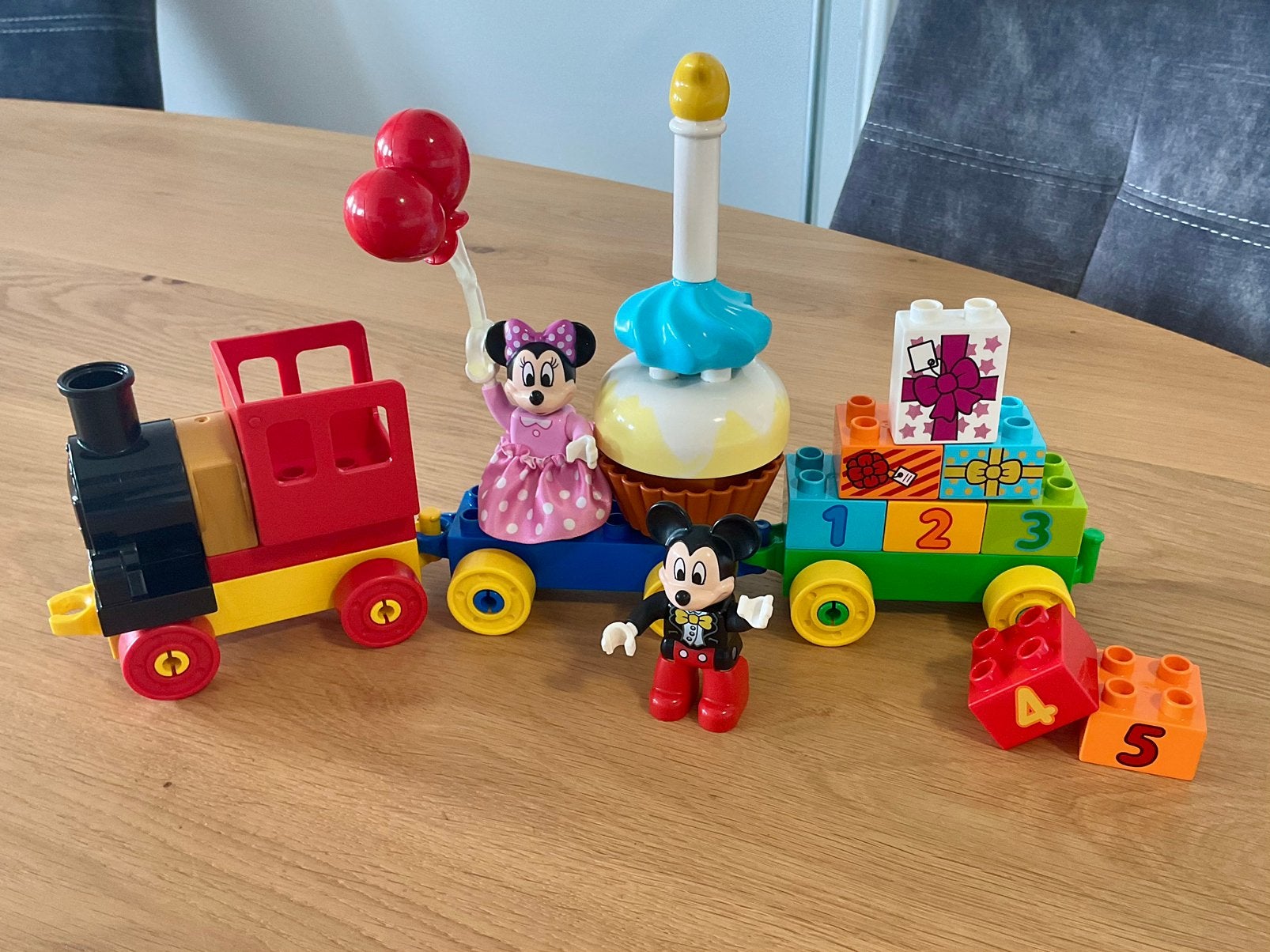 Duplo : Mickeyen Minnie Verjaardagsparade Set  - 10597, Ophalen, Zo goed als nieuw, Duplo