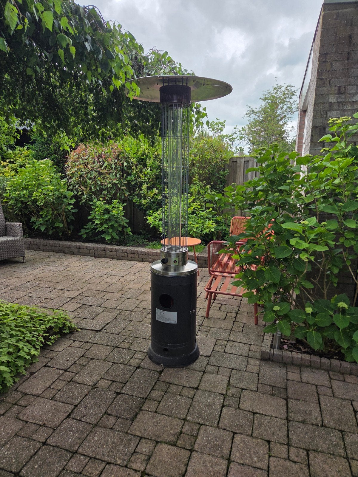 Terrasverwarmer op gas - Flame Heater, Tuin en Terras, Terrasverwarmers, Ophalen, Gebruikt, Gas, Vloer