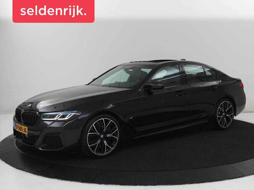 BMW 5-serie 530d M Sport | Schuifdak | Head-Up | Nappaleder, Auto's, BMW, Automaat, Achterwielaandrijving, Gebruikt, 2000 kg