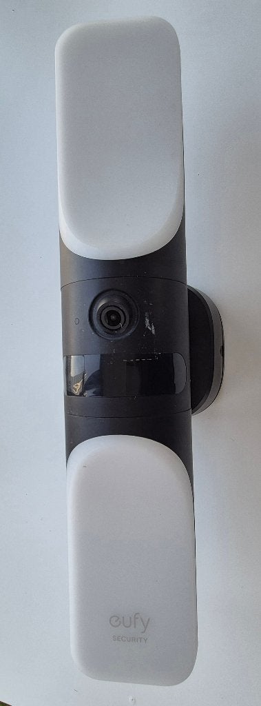 Eufy S100 Wired Wall Light Cam 2K Slimme Camera (2x), Audio, Tv en Foto, Videobewaking, Ophalen, Refurbished, Buitencamera