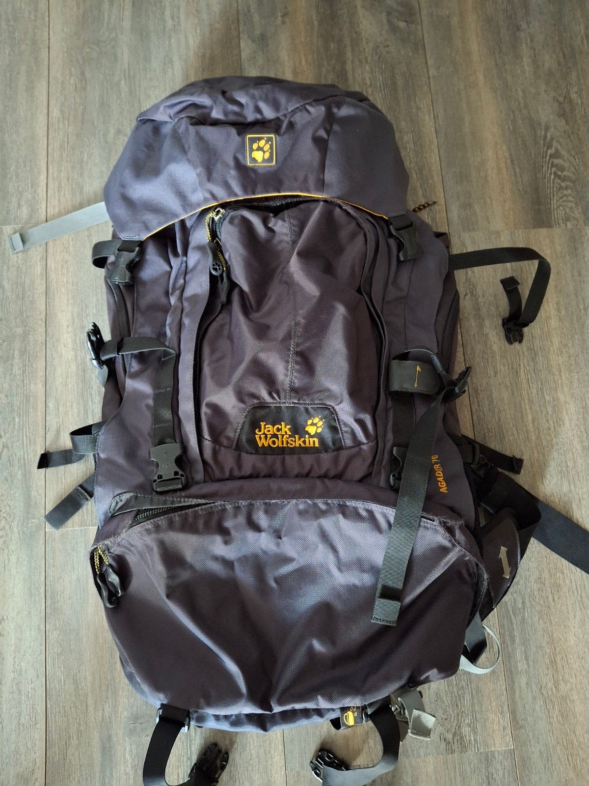 Backpack Jack Wolfskin Agadir 70 liter, Caravans en Kamperen, Kampeeraccessoires, Ophalen of Verzenden, Gebruikt