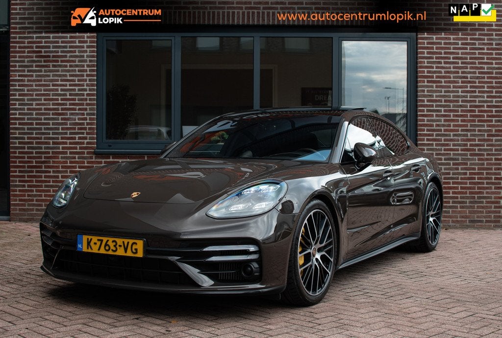 Porsche Panamera 4.0 Turbo S E-Hybrid 700PK|Keramisch|Burmes, Auto's, Porsche, Bedrijf, Te koop, Panamera, 360° camera, 4x4, ABS