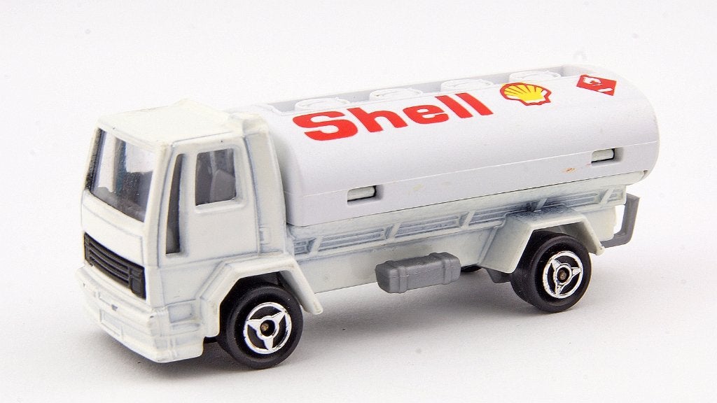 Majorette Ford Shell Petrol Truck, Ophalen of Verzenden, Gebruikt, Bus of Vrachtwagen